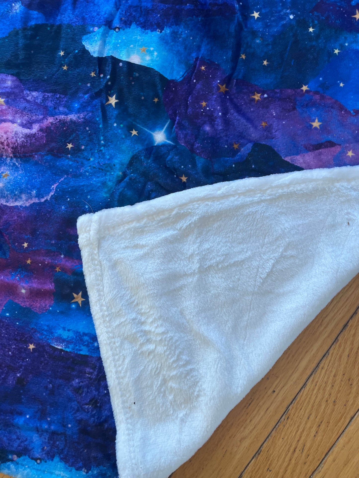 Galaxy Minky Blanket