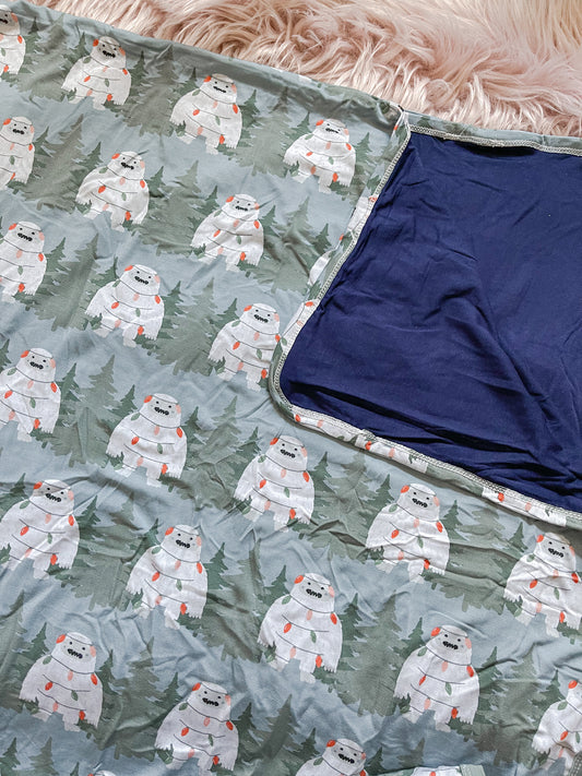 Yeti or Not Toddler Blanket