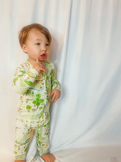 100 Acre Wood Convertible Romper