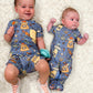 To The Moooon Crescent Romper