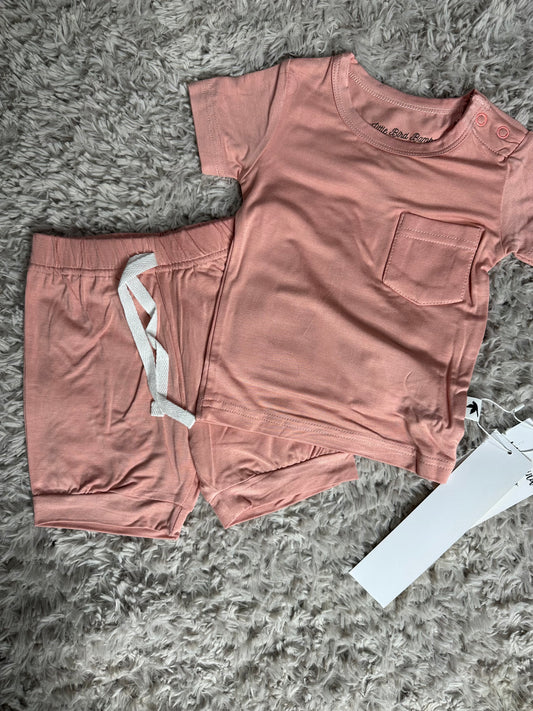 Pink Tee and Short Set