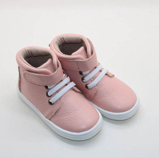 Pink High Top Sneakers