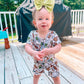 Surfing Yetis Short Zippered Romper