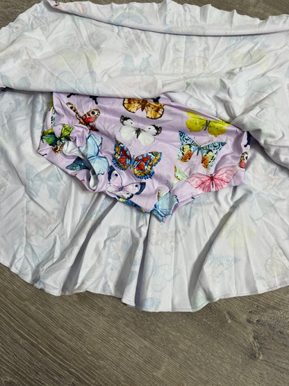 Flutter Skirted Bummies/Skort | Milk Silk