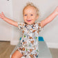 Surfing Yetis Short Zippered Romper