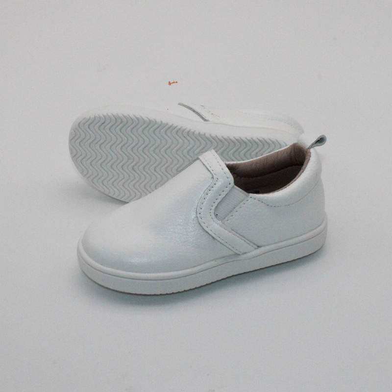 White Slide On Sneakers