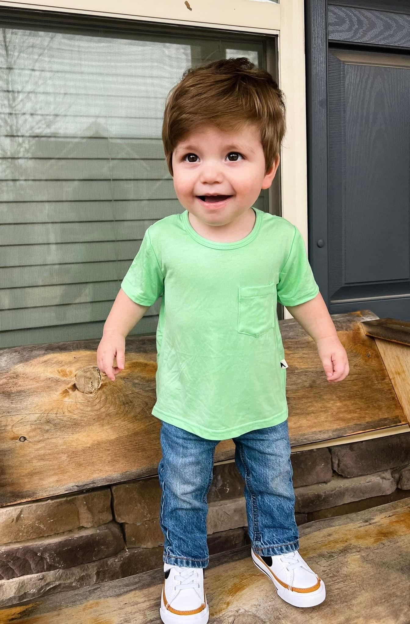 Mint Toddler Tee | Modal