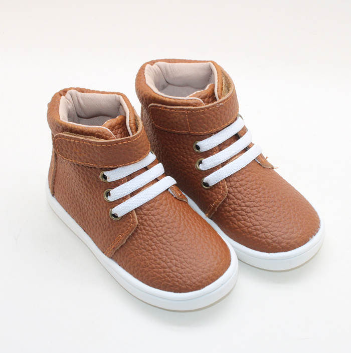 Brown High Top Sneakers